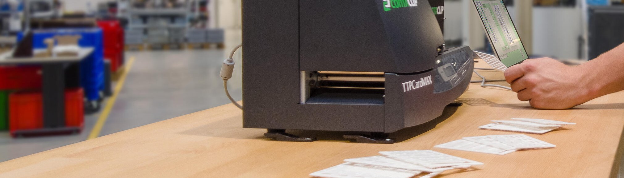 CONTA-CLIP at an industry trade fair